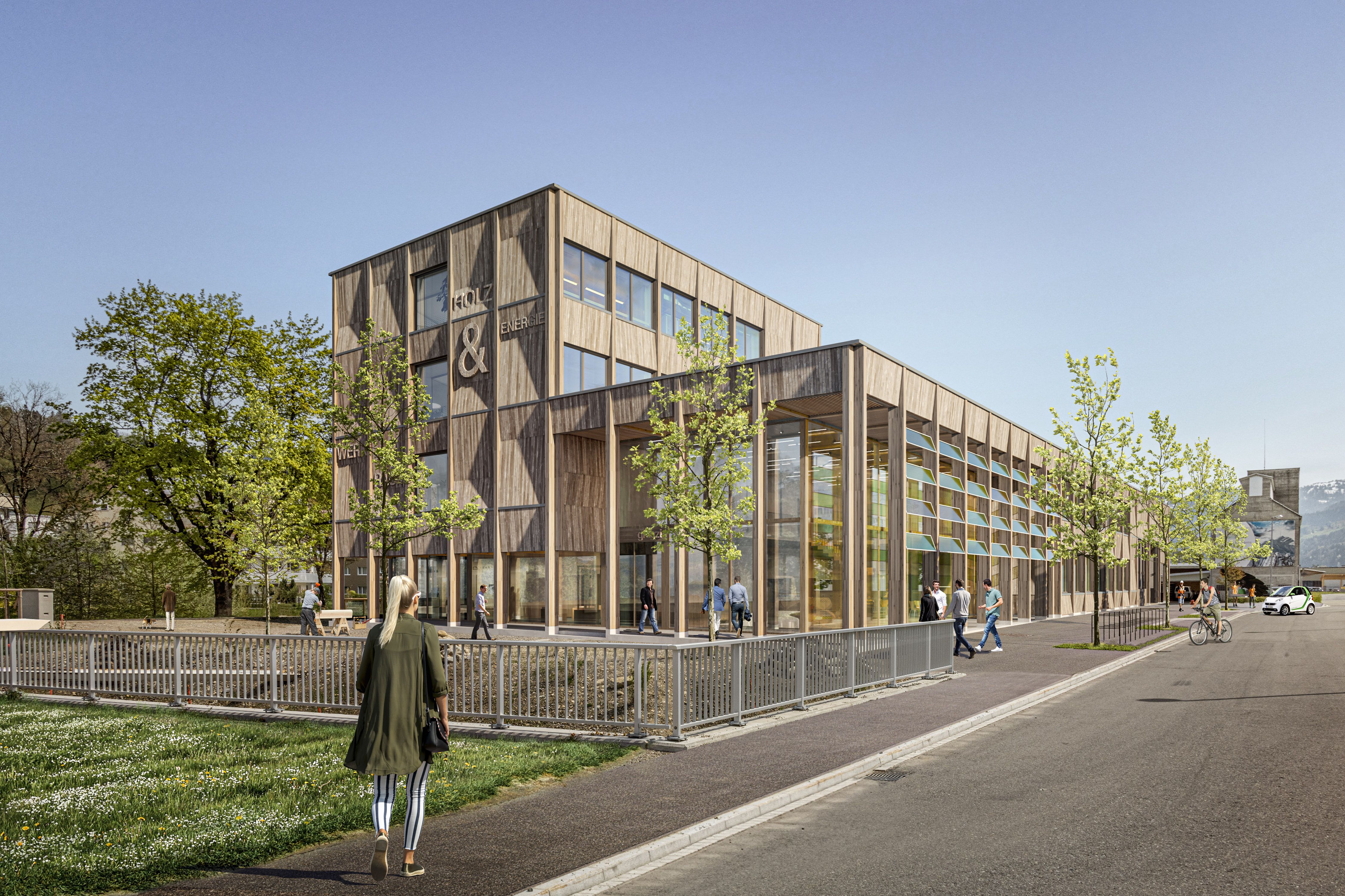 Hier im Werkraum Holz