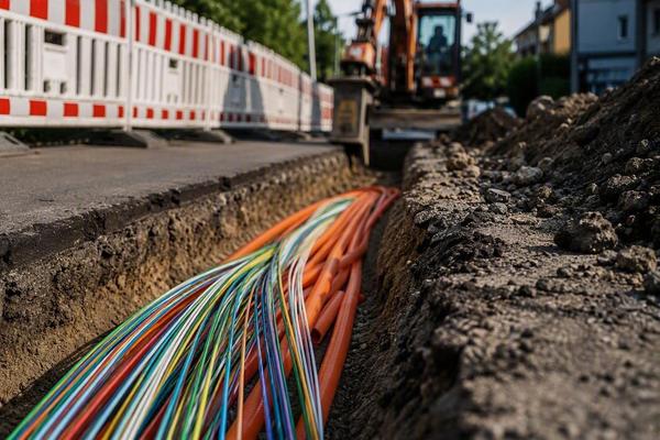 Baustelle - Glasfasererschliessung