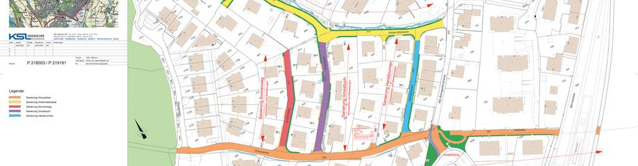 Sanierung Gebiet Kreuzacker - Hinterrütistrasse