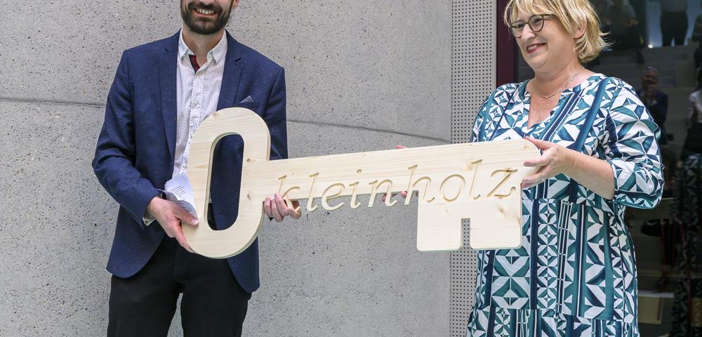 Enthüllung Brunnenskulptur
