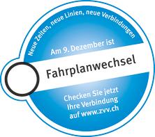 Stempel Fahrplanwechsel
