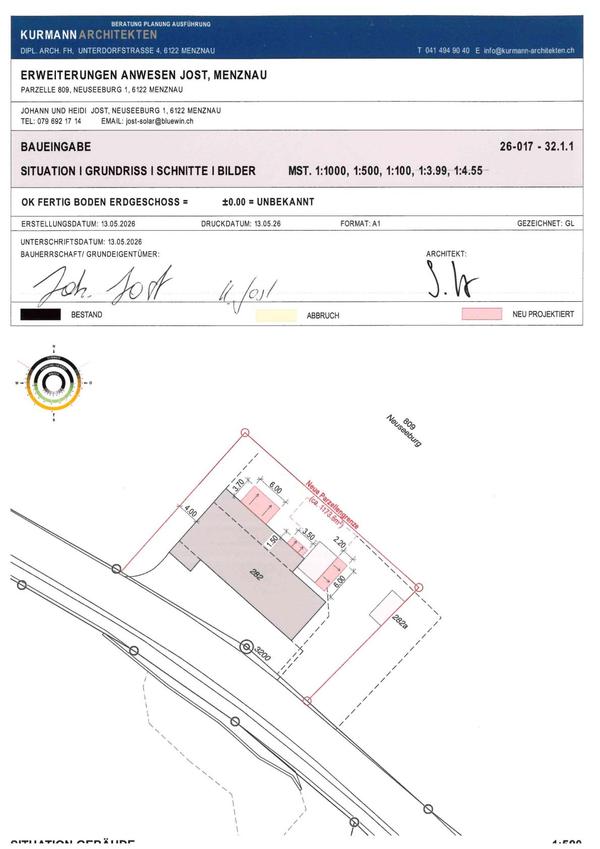 Situationspläne 1:500