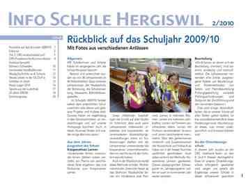 Hergiswiler Schule Juli 2010