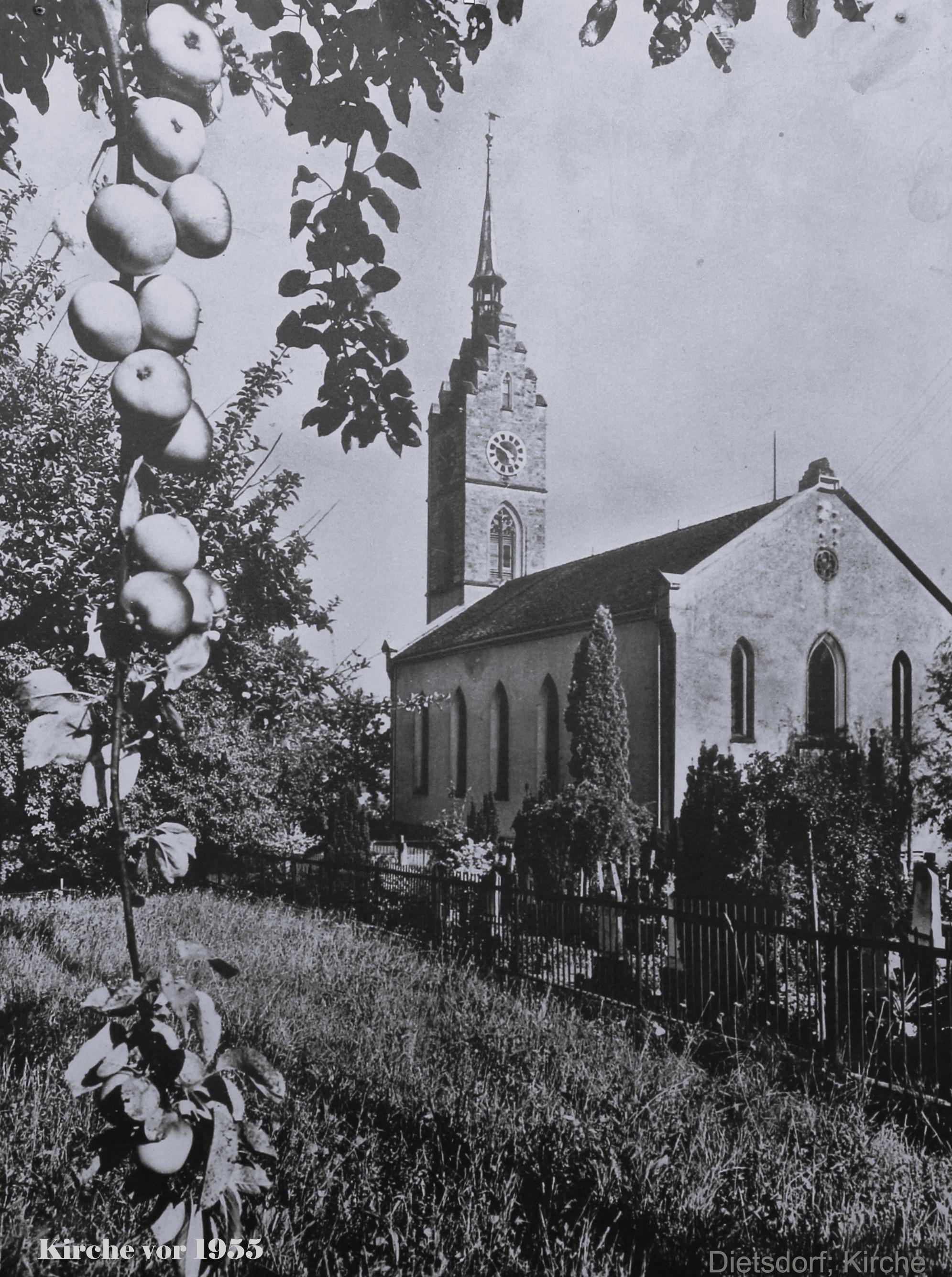 Kirche seit 1893 bis Umbau 1955/56