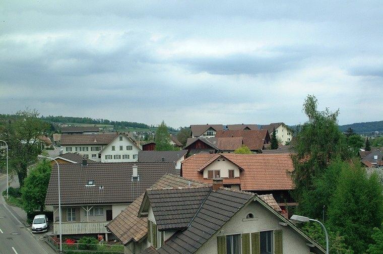 Blick vom Treppenhausturm Richtung Nordwest.