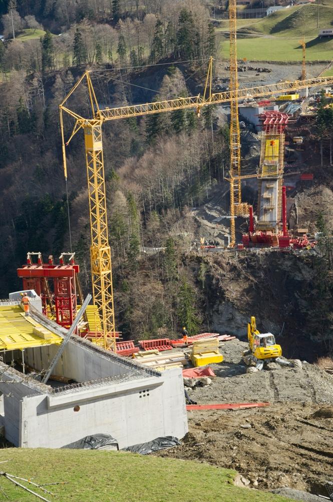 Blick von Pfäfers Richtung Valens
