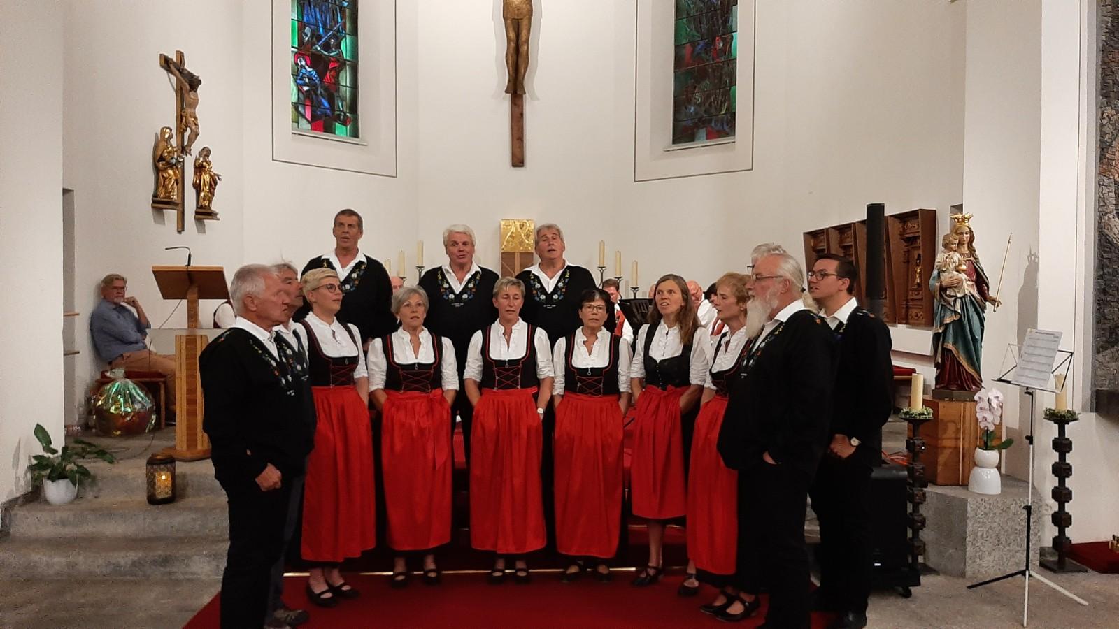 Konzert Chällärsänger und Blaskapelle Vanessa