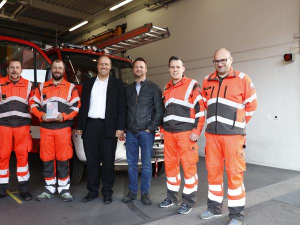 Übergabe Pikettfahrzeug