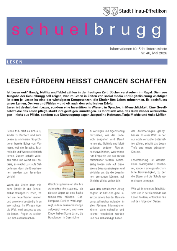 Titelseite Schuelbrugg