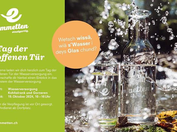 Tag der offenen Tür der Wasserversorgung Emmetten