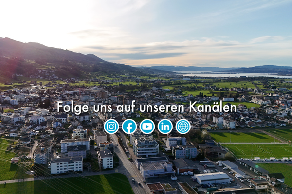 Folgen Sie uns auf unseren Kanälen