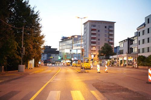 Die Badenerstrasse wird umgeleitet.