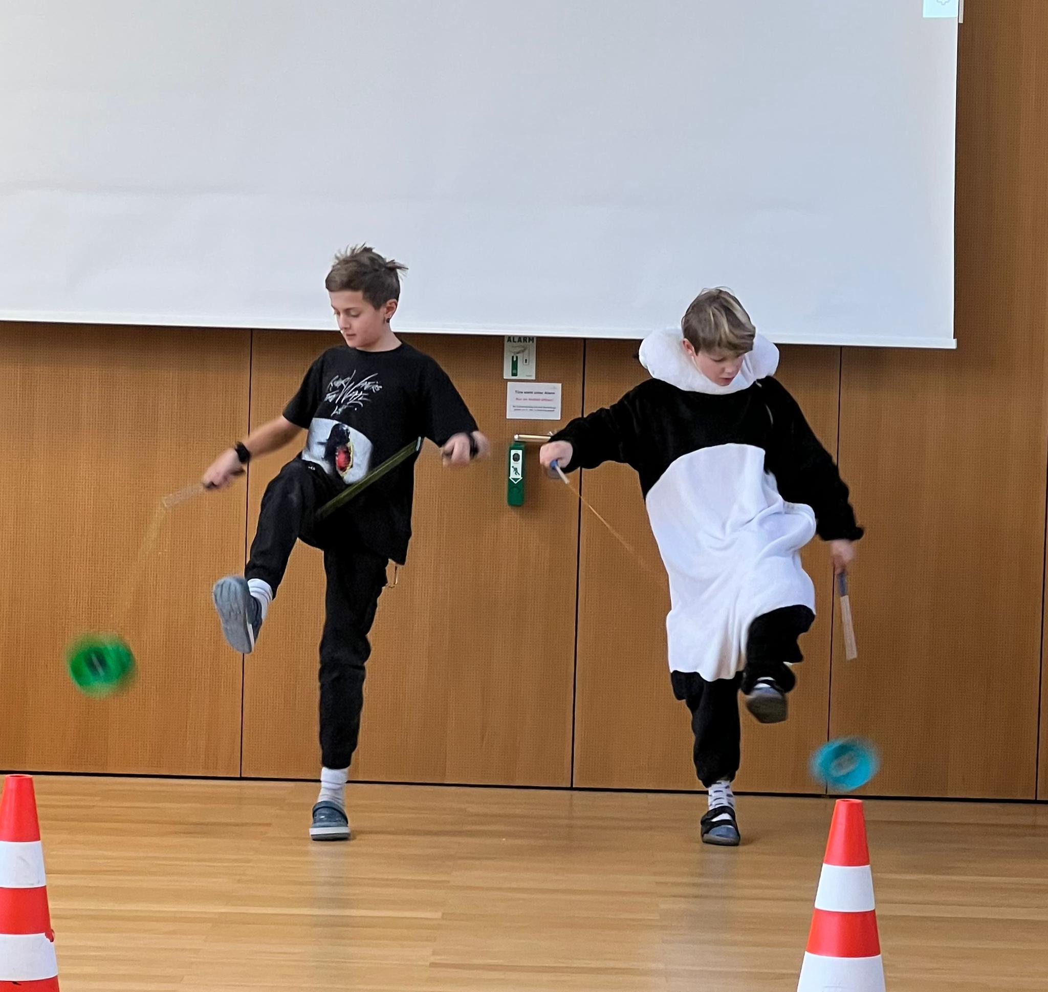 Lustige Gestalten an der Fasnacht