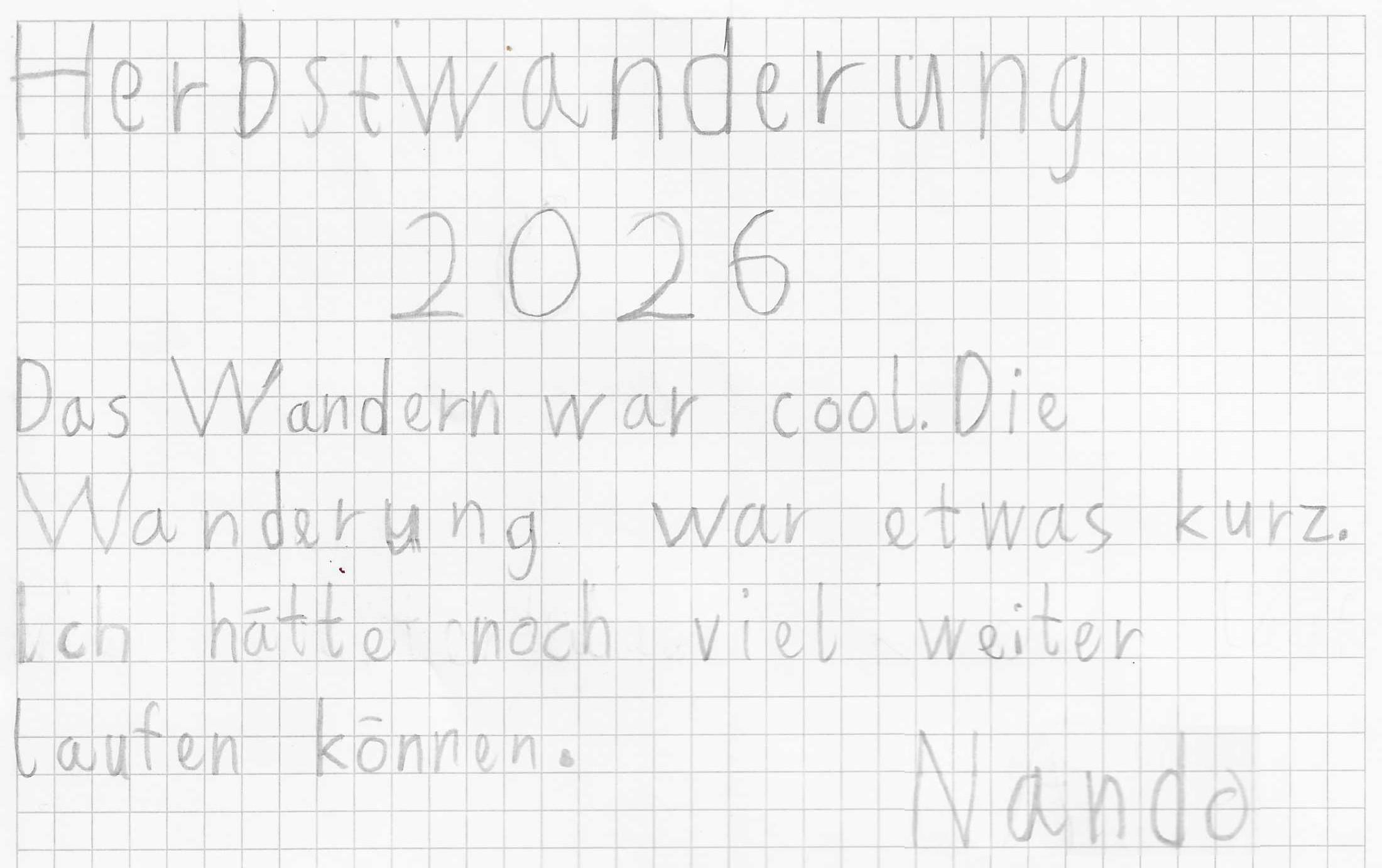 Herbstwanderung 2026 - Zyklus 2