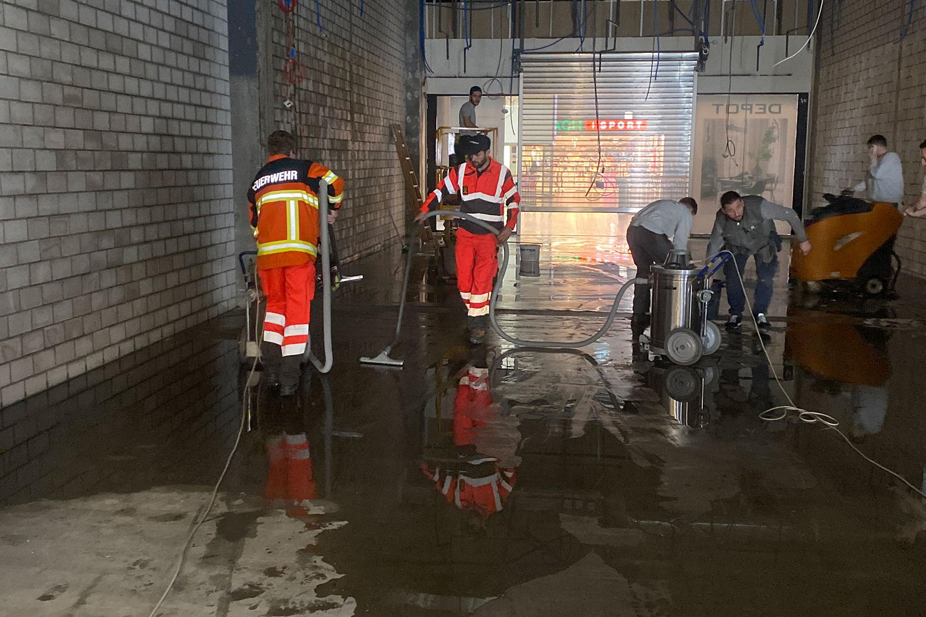 Erneut tritt im Länderpark Wasser aus.