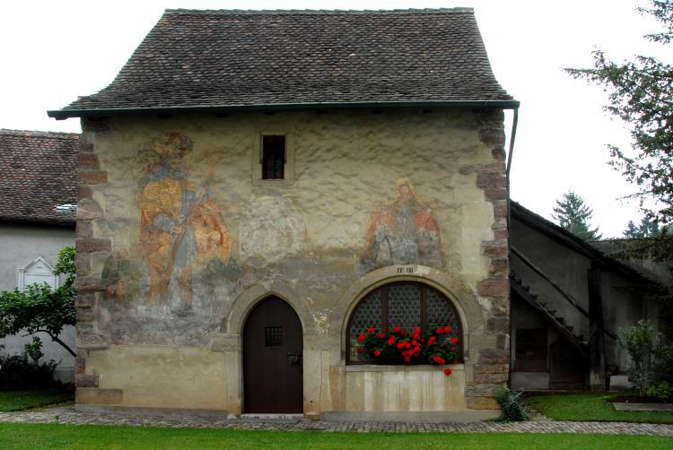 Innenhof, St. Arbogast Kirche