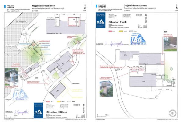 Situationspläne 1:500