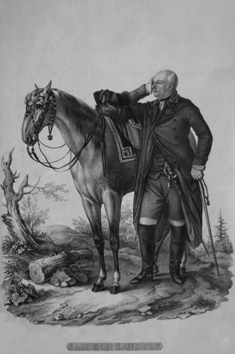 
Salomon Landolt 1741  1818

Salomon Landolt war eine starke Persönlichkeit, er reorganisierte die zürcherische Milizarmee, wurde Richter, Landvogt und war auch Maler. Er besass gesunden Menschenverstand und seine salomonischen Urteile zeugen von Originalität im Denken und von Witz. Das schönste Denkmal setzte ihm Gottfried Keller 1877 mit der Novelle "Der Landvogt von Greifensee". Diese konnte auf das Buch von David Hess 'Salomon Landolt. Ein Charakterbild nach dem Leben ausgemalt' aus dem Jahr 1820 zurückgreifen.
Den Lebensabend verbrachte Landolt bei seinem Freund Landvogt Hans Kaspar Schweizer auf dem Schloss Andelfingen. Täglich ritt er auf seinem Schimmel aus, auch pflegte er anregende Freundschaften im kleinen Kreis.
Salomon Landolt, ein Charakterbild nach dem Leben ausgemalt von David Hess 1820: An warmen Sommernachmittagen liess der Hausherr den Kaffee im Garten an Landolts Lieblingsplatz unter den zwei Platanen auftragen. Hier ist die Aussicht auf das offene Thurtal und gegen den Scheiterberg hinüber fast noch schöner als im Schloss.
Dies ist interessant, weil heute vier Platanen am Ende der Promenade stehen und zwei davon mächtiger sind als die andern.

Über Landolts Charakter und sein Denken gibt folgendes Zitat (David Hess) aus seinen letzten Tagen eine Vorstellung: "Landvogt, Ihr müsst mir etwas versprechen. Wenn ich tot bin, so lasst mich doch durch meine Ärzte verkafeln. Die jungen Herren können vielleicht noch etwas an mir lernen!"
Seinem Wunsch entsprechend wurde er auf dem Friedhof Andelfingen beigesetzt. Das Grab ist nicht mehr vorhanden.

Hans Kaspar Schweizer (1761 - 1837)

Als um die Wende vom 18. zum 19. Jh. der Drang nach Freiheit und neuer wirtschaftlicher Entwicklung die Städte ergriff, wurde der Wunsch nach dem Abbruch der mittelalterlichen Befestigungen laut. In Winterthur wurde nach 1800 als Erstes der Graben zugeschüttet und eine Allee angelegt, die den Bürgern das Flanieren und Präsentieren erlaubte.
Begreiflich, wenn auch dem Oberamtmann im Schloss, die Ummauerung seines Sitzes zu eng wurde. Beim Pförtnerhaus öffnete er die Ummauerung und wurde damit zum Begründer des Schlossparks. Er liess einen grossen Garten anlegen und 48 Spalierbäume und edle Obstsorten pflanzen.


