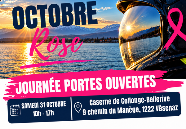 Octobre Rose : les sapeurs-pompiers vous ouvrent leurs portes