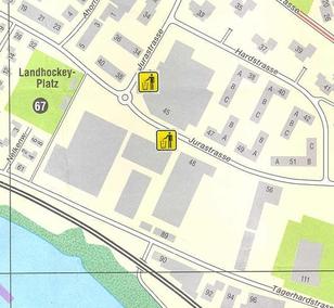 Lageplan Wertstoffsammelstelle