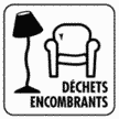 symbole déchets encombrants
