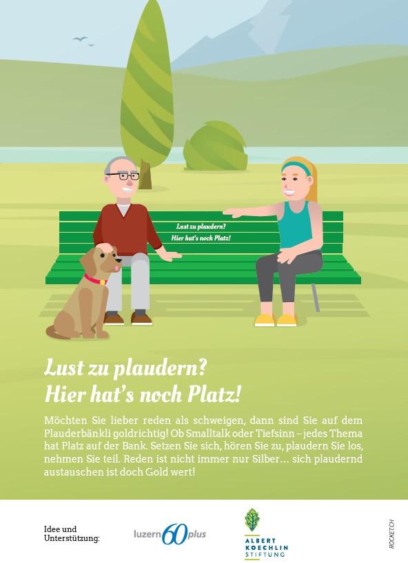 Flyer Plauderbänkli