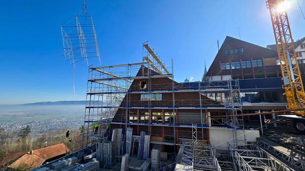 Spektakuläre Baustelle