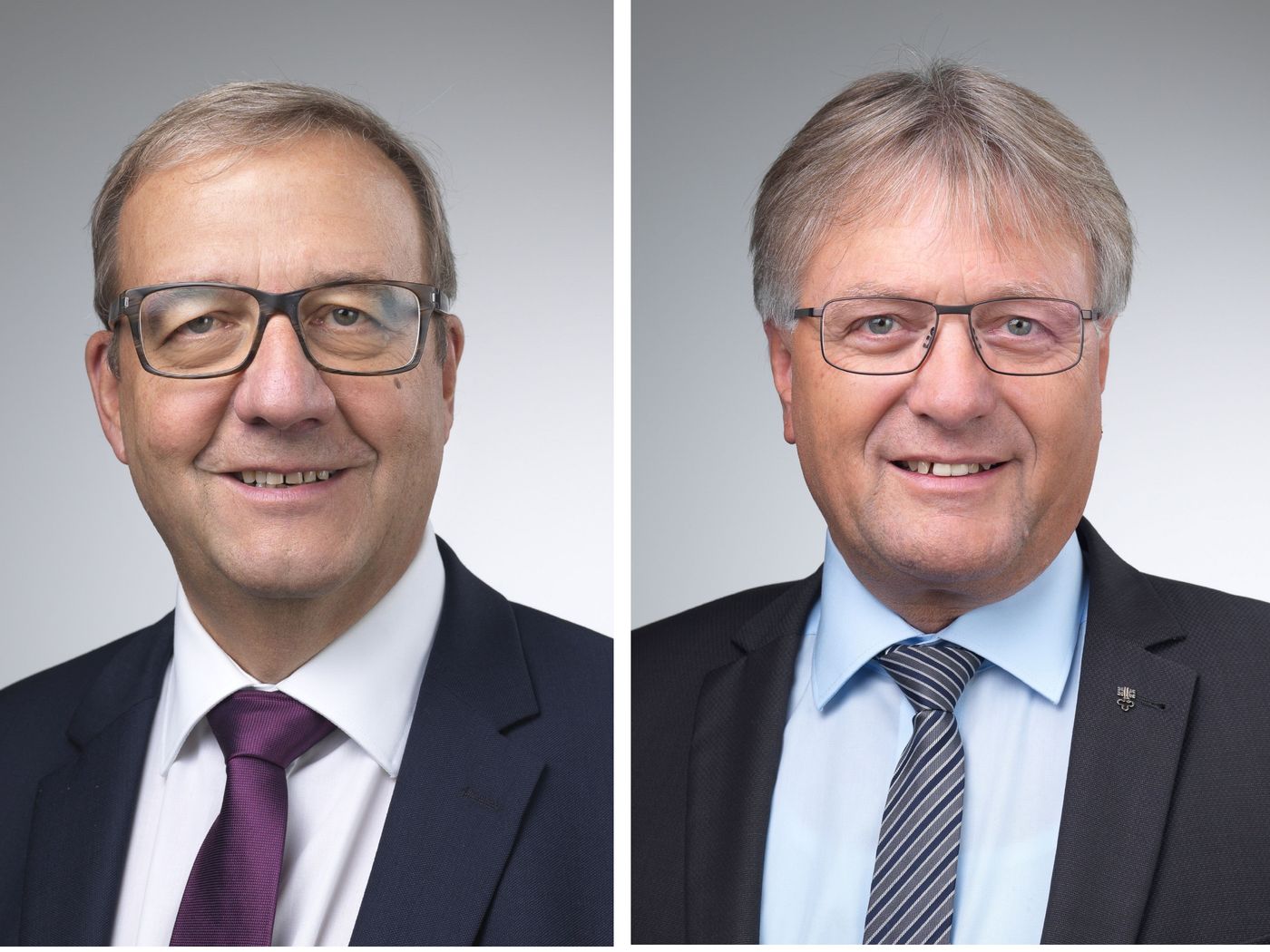 Bild Alfred Bossard und Josef Niederberger.