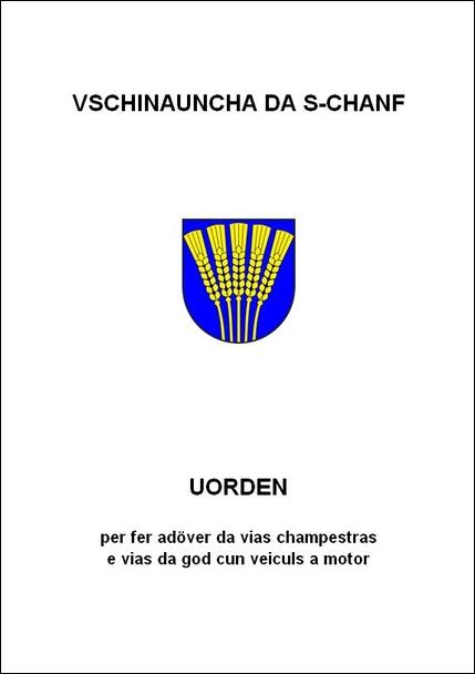 Uorden per fer adöver da vias champestras e vias da god cun veiculs a motor
