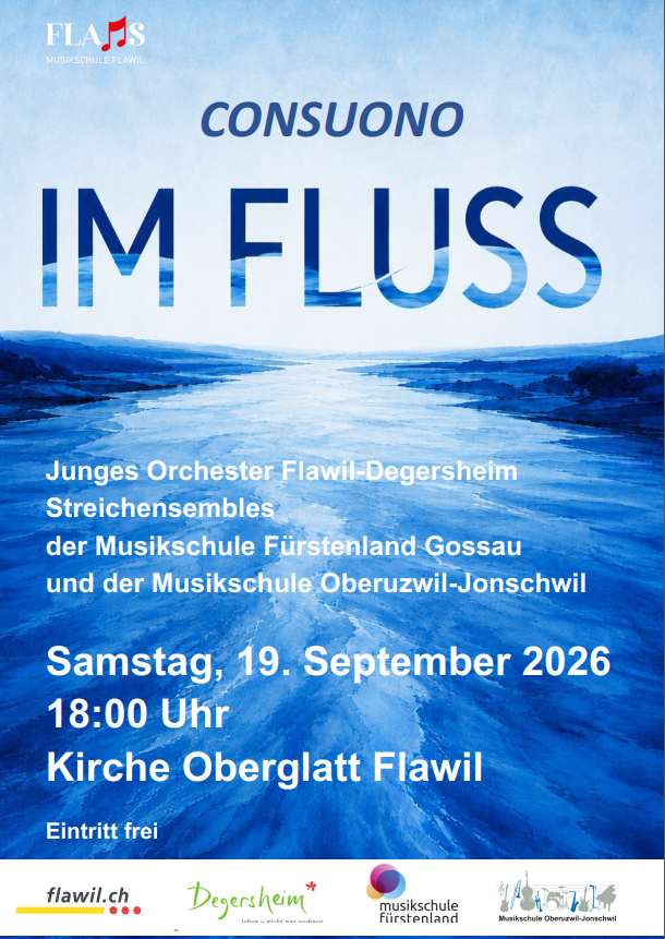 Musikschulkonzert im Fluss