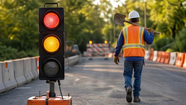 Lichtsignal Baustelle