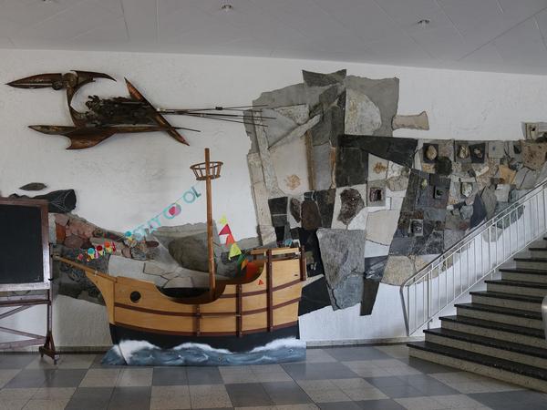Leseschiff der Schule Im Widmer