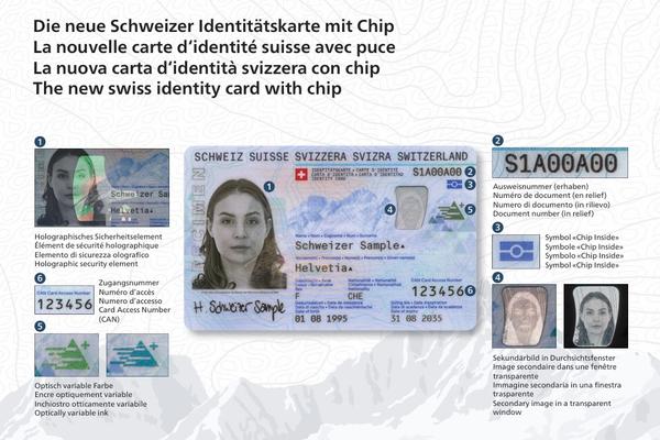 Bild der neuen biometrischen ID