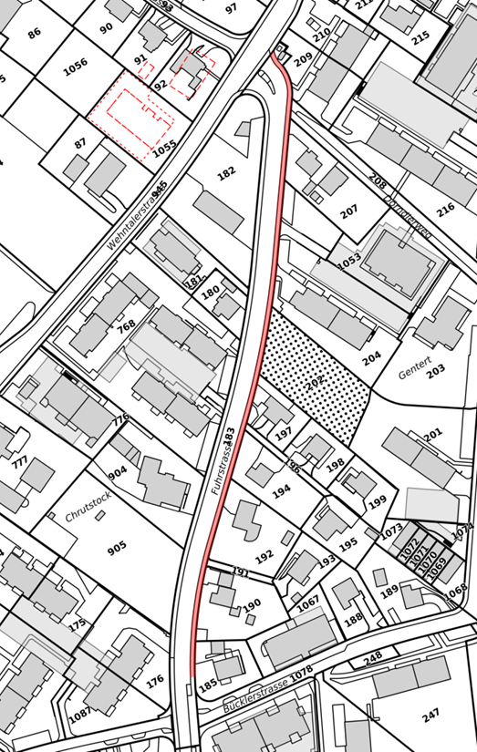 Situationsplan Fuhrstrasse