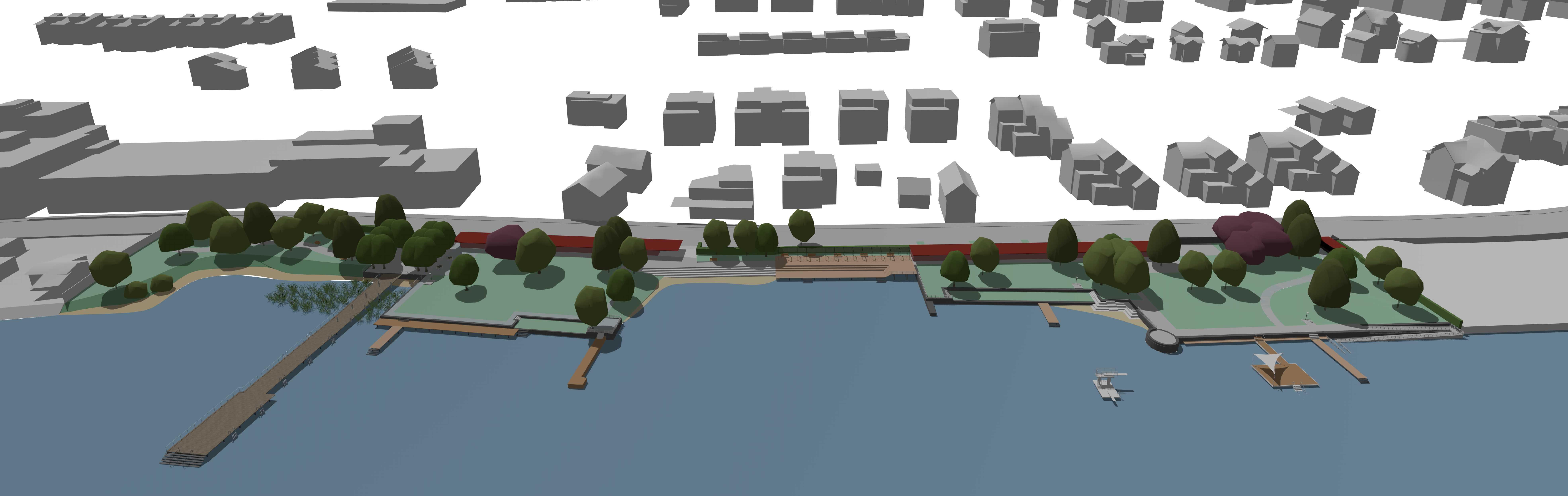 3D-Modell ohne Hafen