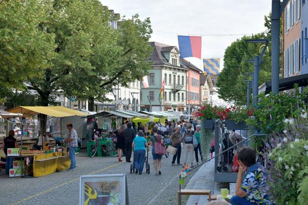 Wochenmarkt in der Marktgasse