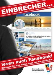 Einbrecher... lesen auch Facebook