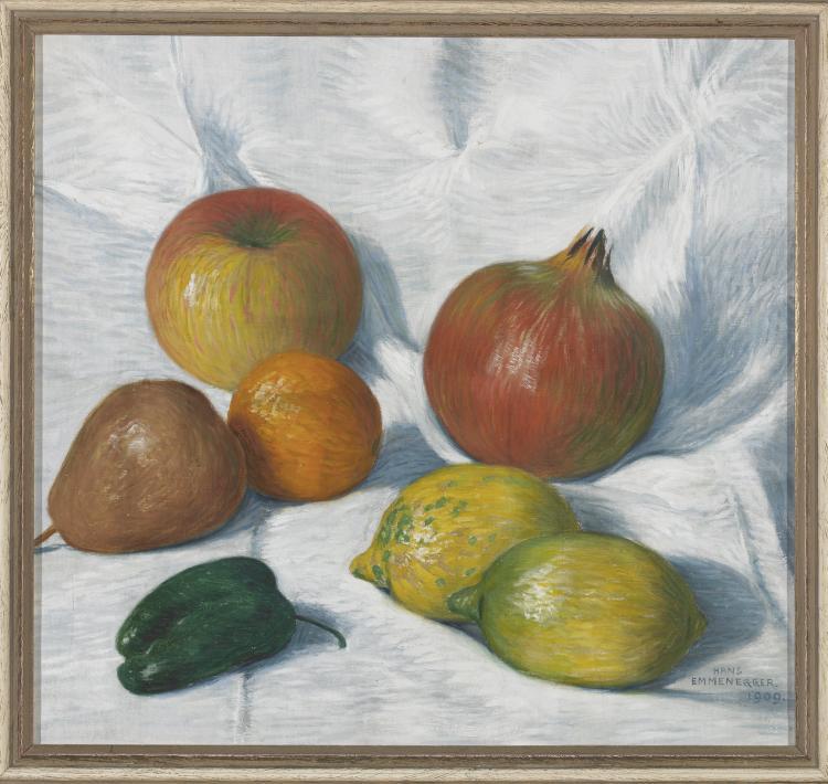 1909
Hans Emmenegger
1866-1940
Öl auf Leinwand
Bildmass: 41x43 cm
Inventar: SGE 0005