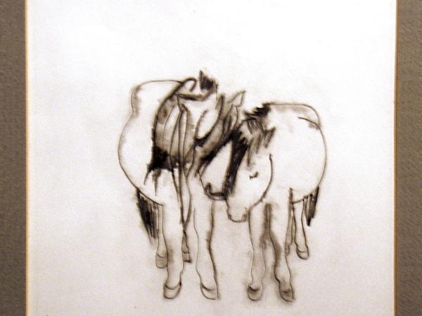 Pferd mit Fohlen