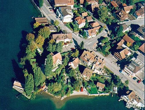 Ein Stück Idylle:  die Landzunge Rigiblick in Oberwil!