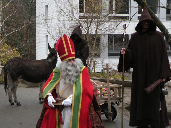 Samichlaus mit Schmutzli
