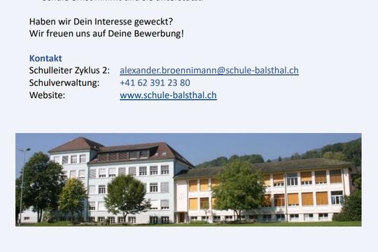 Offene Stelle Mutterschaftsvertretung Zyklus 2