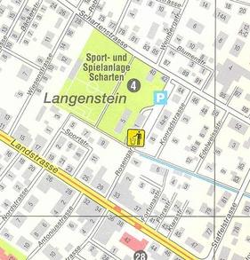 Standortanzeige auf Übersichtsplan