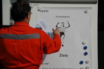 Er erklärt seine Ziele...