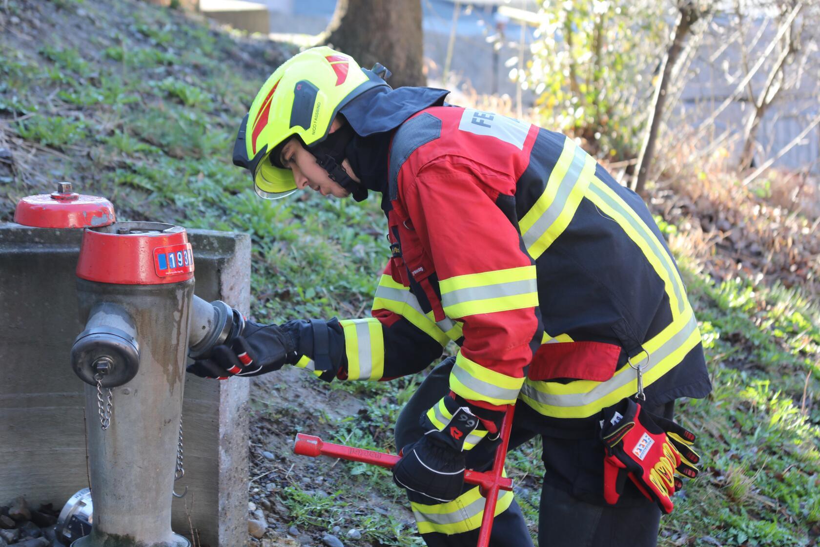 Nico als Hydrantier