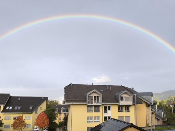Arc-en-ciel sur Praz Simon