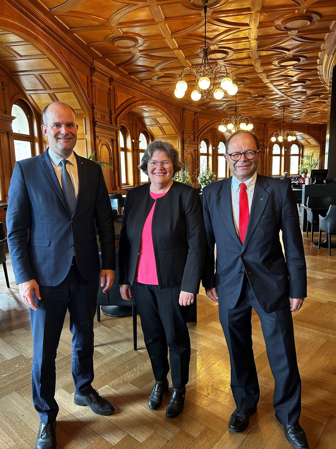 Bild Delegation in Bern