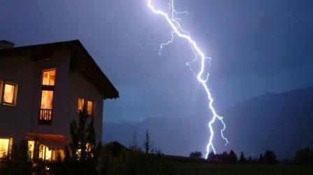 Blitzbild aus Gewitter