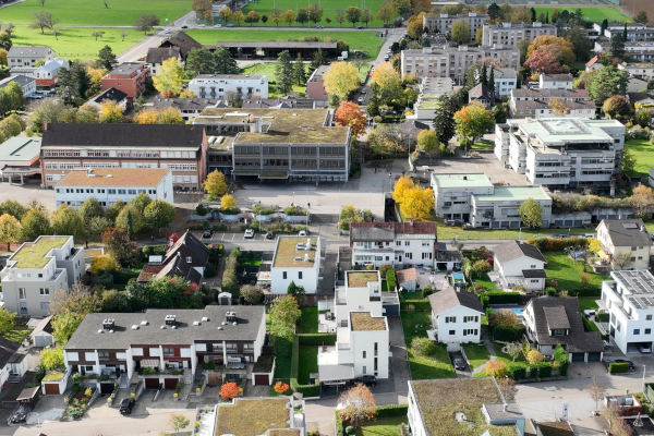 Luftaufnahme des Gebiets Neumatt