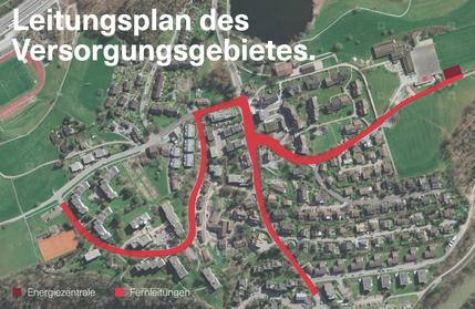 Leitungsplan des Versorgungsgebietes